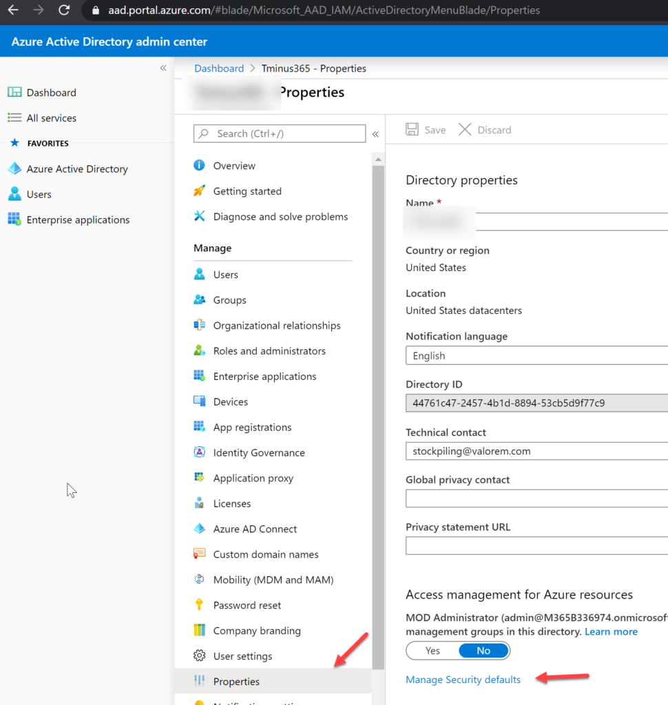 security defaults microsoft 365