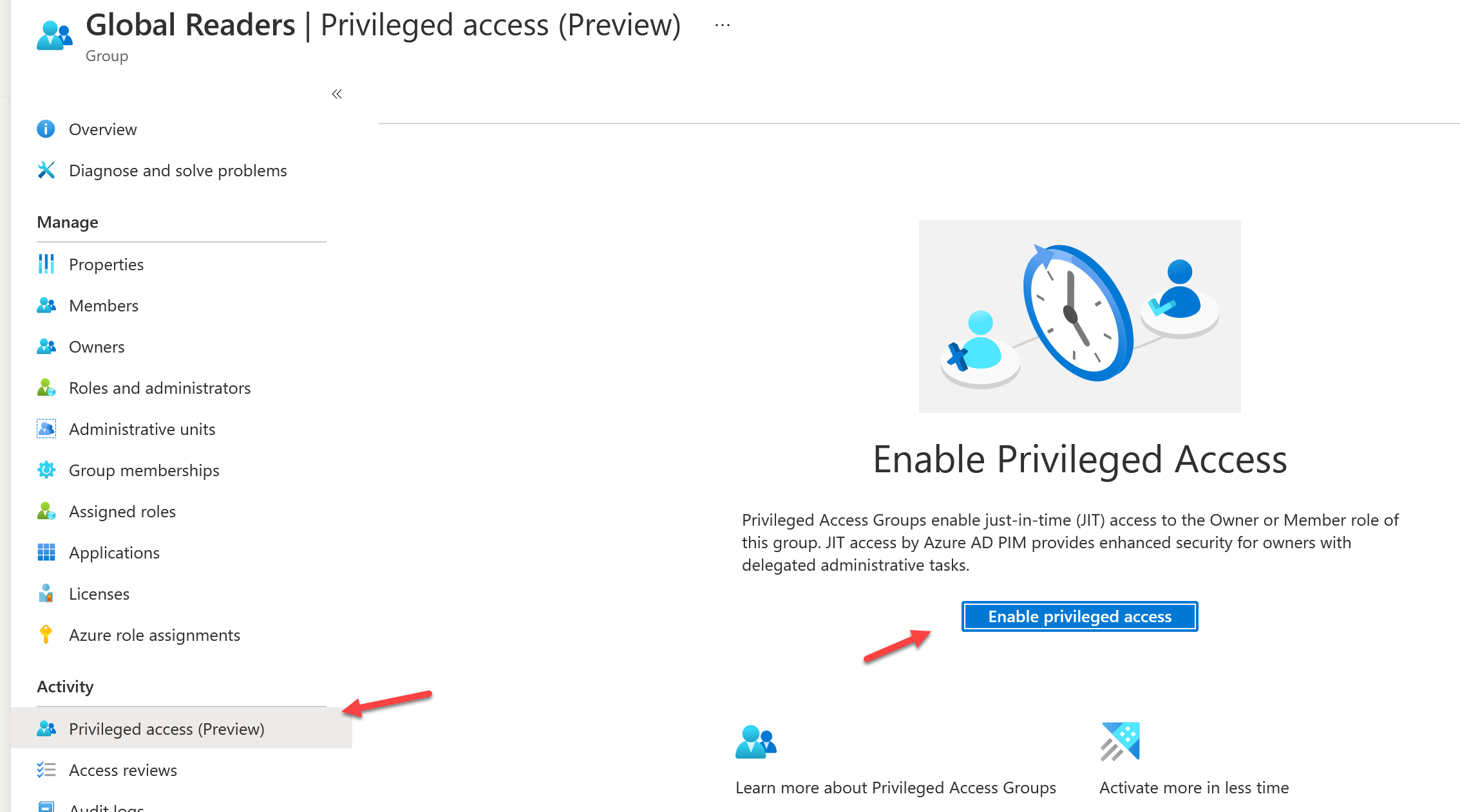Configuring Microsoft Intune just-in-time admin access with Azure AD PIM  for Groups - Microsoft Community Hub